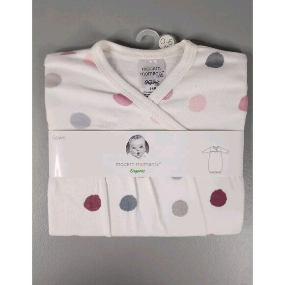 Baby Girl Baby shower Gift Lot Bundle Swaddle Gown Modern Moments Organic NWT - Picture 12 of 14